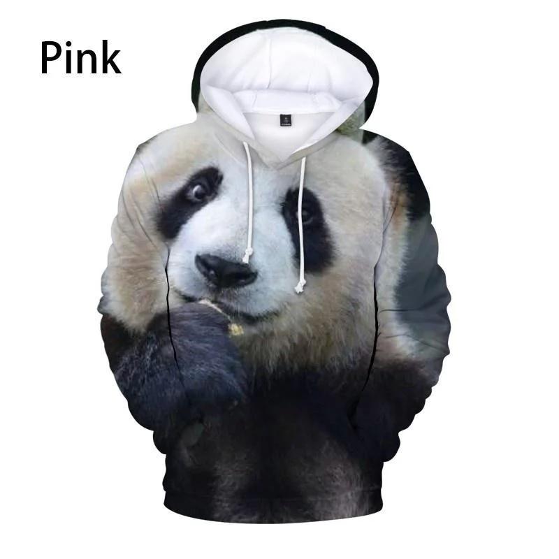 3D милые животные панда принтованные толстовки для мужчин детская мода смешная уличная одежда с капюшоном толстовки унисекс зимняя одежда Харадзюку топ
