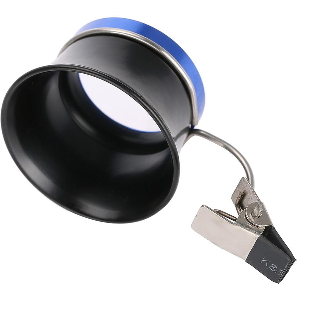 Портативная лупа для очков с зажимом, увеличительное стекло для часовщиков, ювелирных изделий, часов, ремонтный инструмент 20X