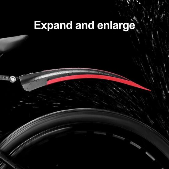 2 шт. Крылья для велосипеда Регулируемые передние и задние крылья Универсальные брызговики для велосипеда Аксессуары для горного шоссейного велосипеда