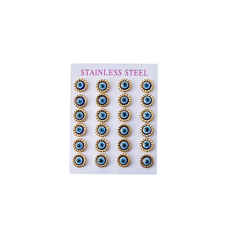 Simple Cat Eye Stud Earrings, Creative Fashion Creative Exquisite High-End Small Earrings