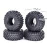 4PCS 1.9 Inch RC Crawler Rubber Tires for 1/10 RC Rock Crawler Traxxas TRX-4 TRX-6 Axial Scx10 90046 RC4WD RC Car