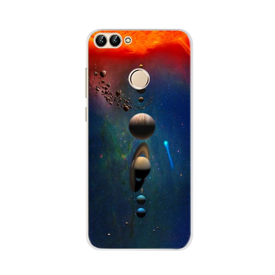 For Huawei P Smart 5.65inch Case Cute TPU Soft Silicone Back Cover Phone Case For Huawei P Smart 2018 FIG-LX1 PSmart Case