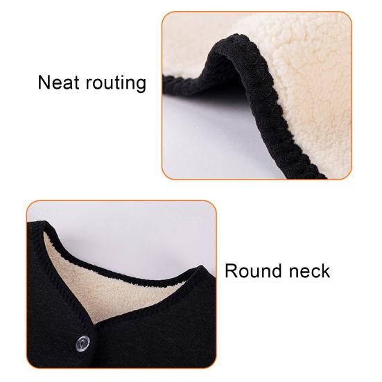 Зимний жилет с застежкой на пуговицы, облегчение боли, термоунисекс, двухслойный мягкий жилет, уход за здоровьем