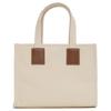 Bally Логотип Микро Марк Тканевая Сумка-тоут Сумка для покупок На плечо Через плечо Сумка-клатч Средняя Женская Сумка-тоут Натуральный 6310434