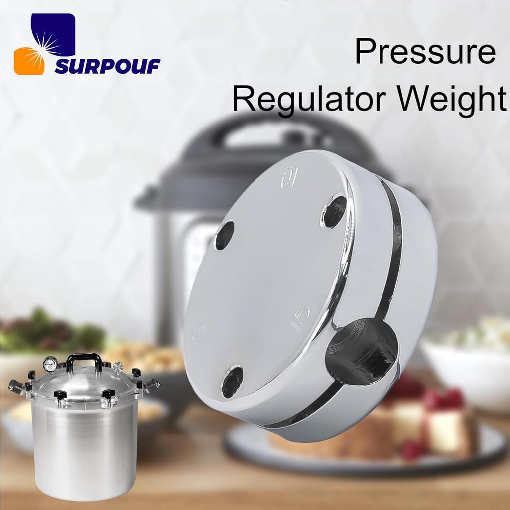 Pressure Cooker Regulator Weight 1930- Fits For Mirro Pressure Cookers/Canners And10.5qt 15.5qt 21.5qt 25qt 30qt 41.5qt Related Models All n Pressure