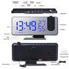 LED Digital Alarm Clock Digital Projector Radio Alarm Clock Fashion Adjustable Mirror Alarm Clock