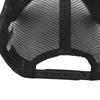 Men Women Letter Embroidered Cap Black Adjustable Fashionable Travel Outdoor Fishing Mesh Back Cap