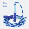 2.8M Skill Jumping Bamboo Rope PVC Beginners Adult Children Soft Beaded No Tangle Segmented Fitness Jump Rope