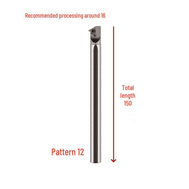 Треугольная расточная оправка 60° со сменной режущей головкой для внутренних отверстий, модель STWBR06/STWCR11.