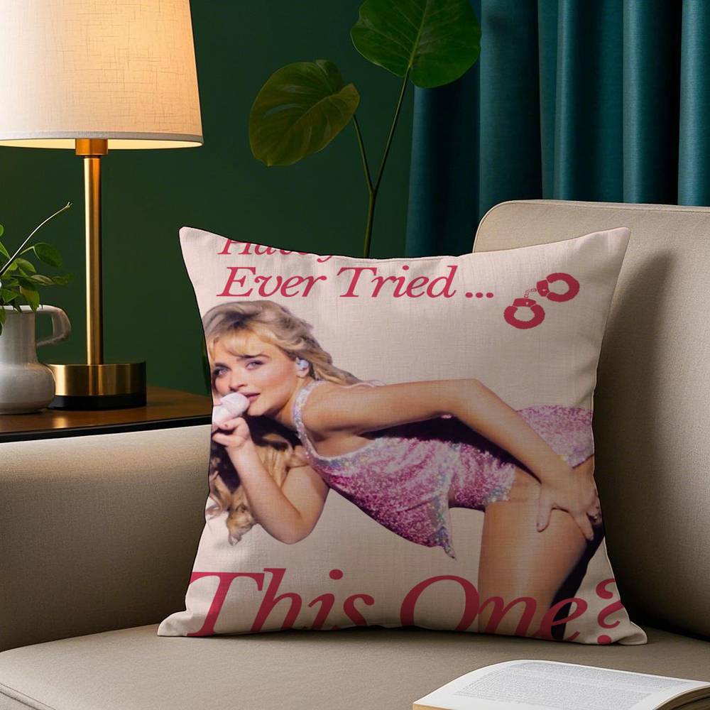 Певица S-Сабрина C-Карпентер Наволочка Плюшевая ткань Мягкая наволочка Двусторонняя печать Чехол для подушки для дивана Накидка