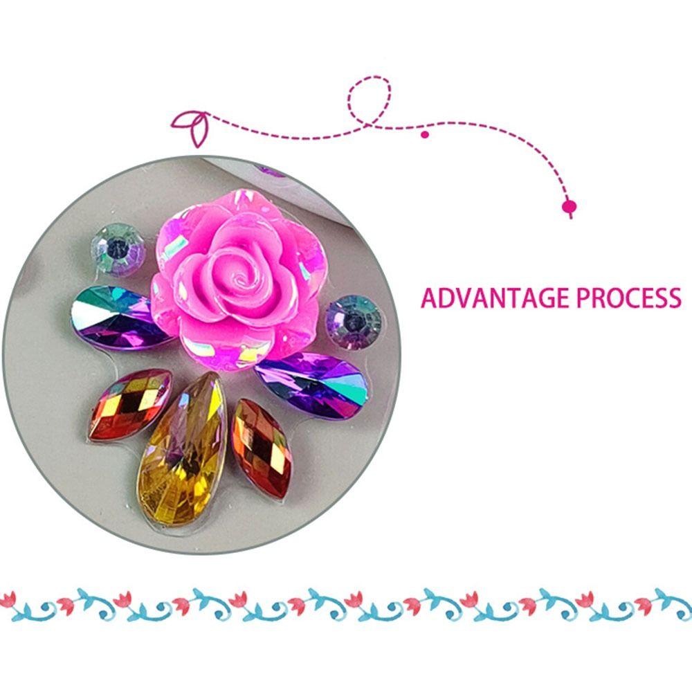 Mask Makeup Sticker Adhesive Rhinestone Tattoo DIY Crystal Gems Tattoo Party