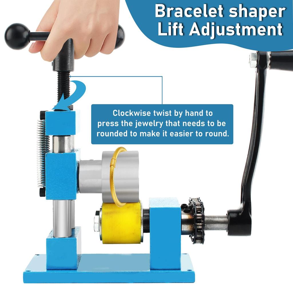 Браслет Давление Круглое Кольцо Нержавеющая Сталь Рулон Круглый Машина Гибочный Станок Ювелирные Изделия Кольцо Бендер Инструменты