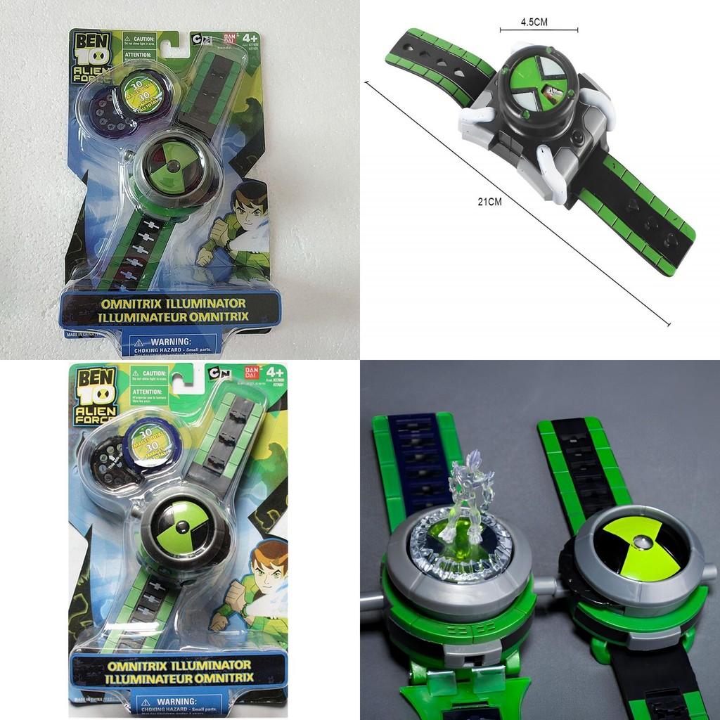 Ben10 Проекционные часы Омнитрикс Высококачественная детская игрушка с регулируемым ремешком и функцией вращения