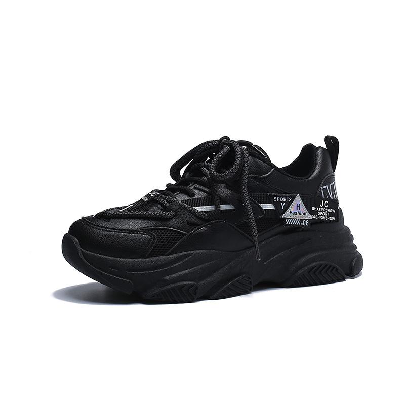 2024 Обувь Женские Кроссовки на толстой подошве Дышащие Модные Туфли на платформе Женские Повседневные Увеличивающие Рост Синие Зеленые Туфли Tenis Feminino