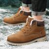 Бренд Мужские Ботинки Мужские Резиновые Боевые Ботильоны Снежные Ботинки Размер 40-47 Теплые Осенне-Зимние Ботинки Мужские Кроссовки Повседневная Прогулочная Уличная Обувь