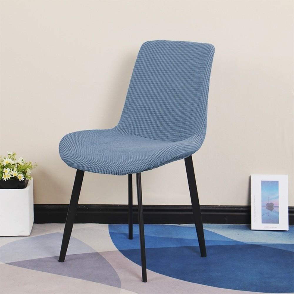 Curved Integrated Seat Cover Soft Backrest Protector Dining Chair Cover  for Home Decoration