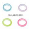 10 Pcs Fashion Resin Luminous Ring Rings Minimalist Aesthetic Finger Rings Simple Candy Color Stackable Ring Jewelry