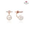 [Rosemont] Silver Pearl Earrings Rc0127