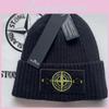 Hat Winter Knitted Outdoor Windproof Cold Proof Compass Decoration Warm Hat