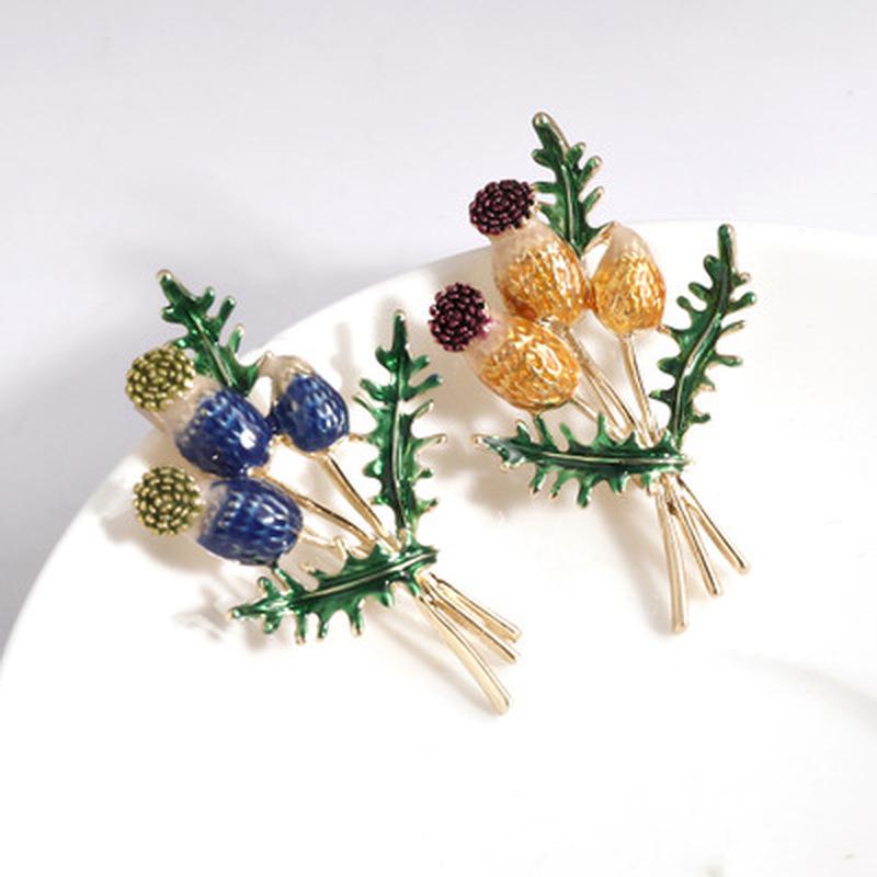 Blucome Букет, эмалированная брошь, заколки с цветком, сплав для женщин и мужчин, Свадебная вечеринка, праздничный корсаж, воротник, шляпа, аксессуары, бижутерия, подарок