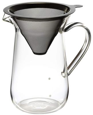 Фильтр-конус из титана и сервер C761GY Coffee Metal Filter
