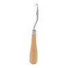Hook Needle Wooden Handle Craft Crochet Tool for Hair Extension Hook 6.22 Inch     Rug Making