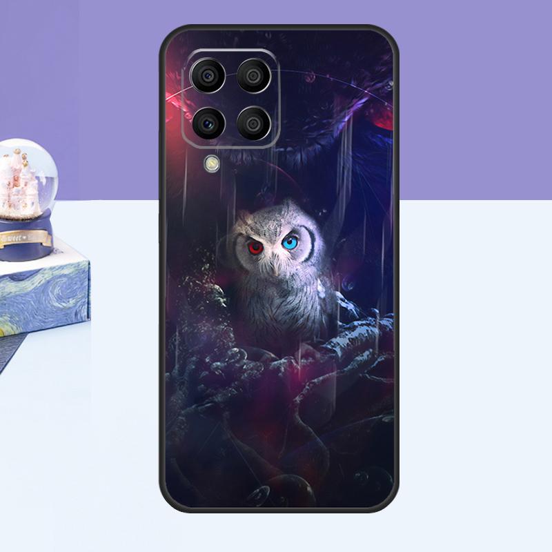 Чехол Животное Сова Для Samsung Galaxy M15 M55 M35 M33 M21 M31 M16 M36 M56 M53 M13 M12 M32 M52 M14 M34 M54