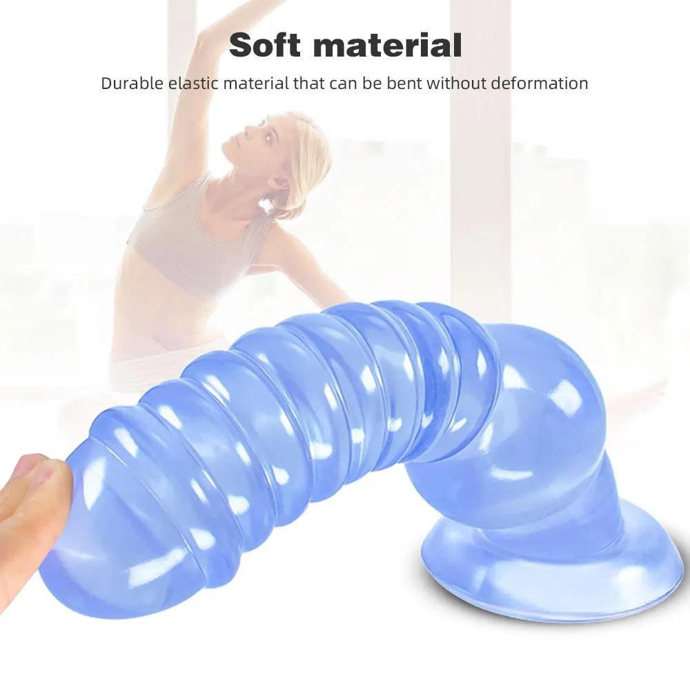 Oversize Anal Plug Dildo Stimulate Anus And Vagina Long Butt Plug Masturbator Soft Penis Anal Dilator Sex Toys For Women And Men