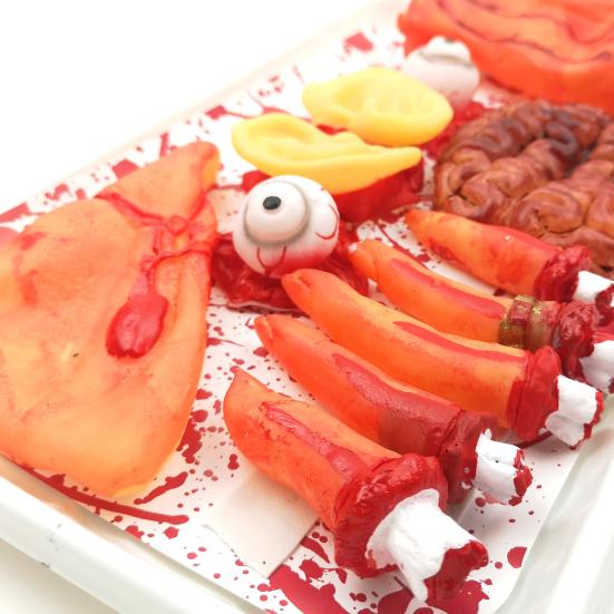 Реалистичный поддельный орган тела, жуткая пластиковая модель человеческого сердца и мозга для мероприятий в стиле хоррор, домов с привидениями, баров, вечеринок на Хэллоуин, реквизит