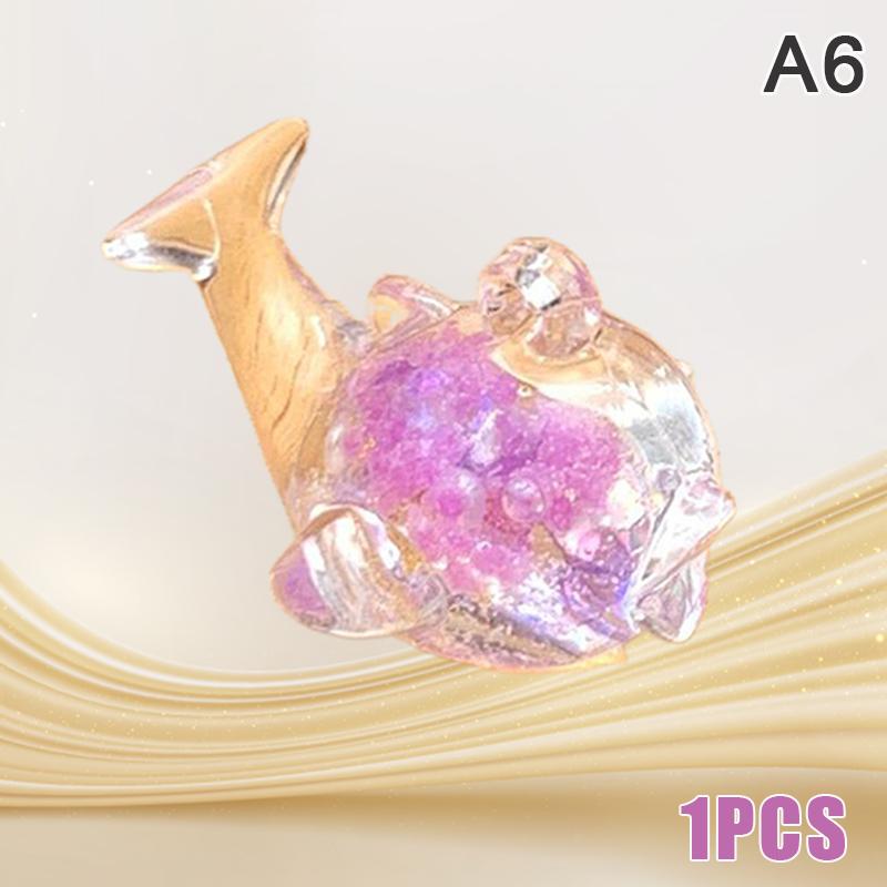 Светящийся маленький дельфин, украшение, мини-светящееся животное, подвеска, микро-сад, ландшафт, аквариум, украшение для рабочего стола