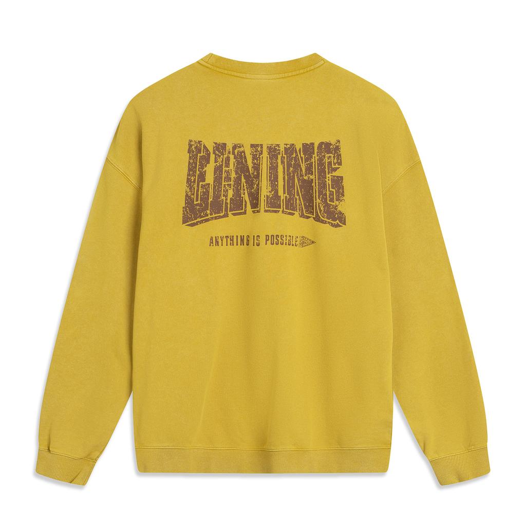 Свитшот Li Ning Sports Life Collection Унисекс Пальма Золотой AWDVC11-2