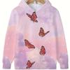 Hoodies Butterfly Outerwear Kids Clothes Girl Boys Sweaters Outdoor Clothes for Children Fashion Clothes Child Girl Sweatshirts