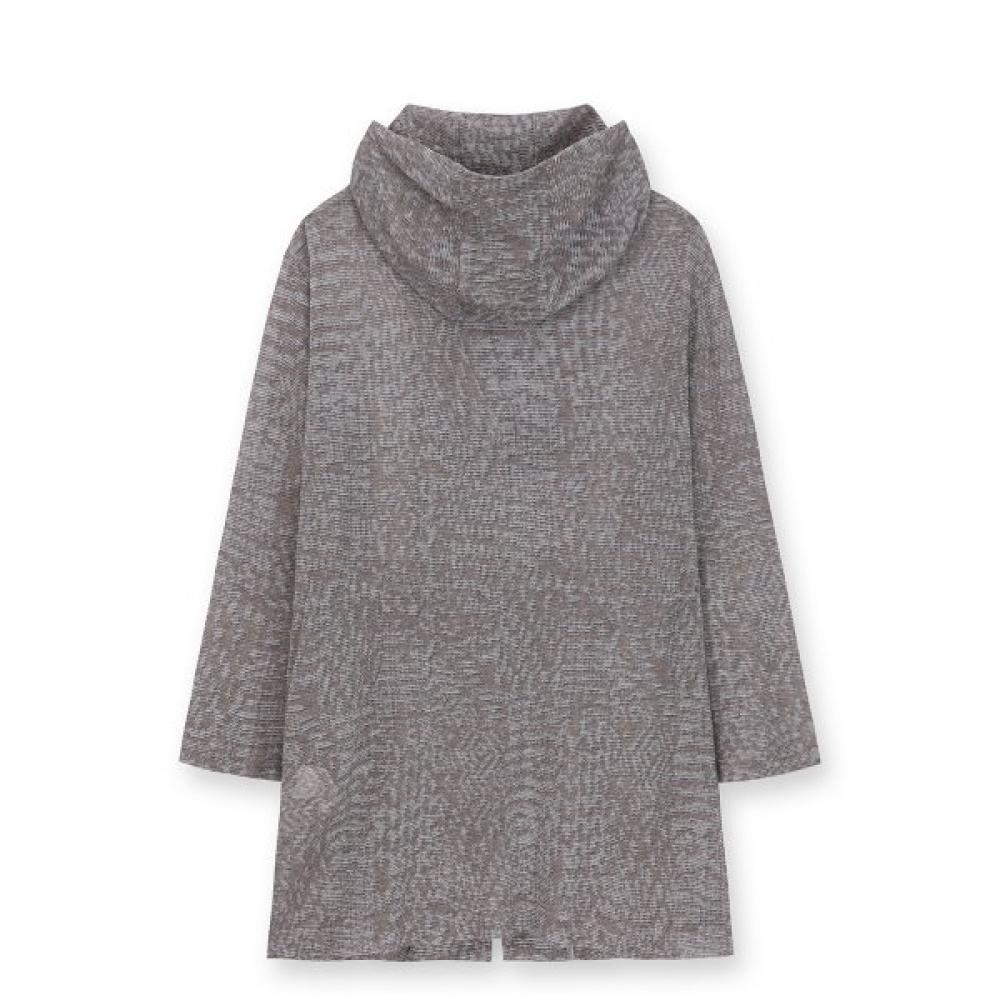 Furina Italy Linen Blend Techno Jersey Hooded Zip Jacket