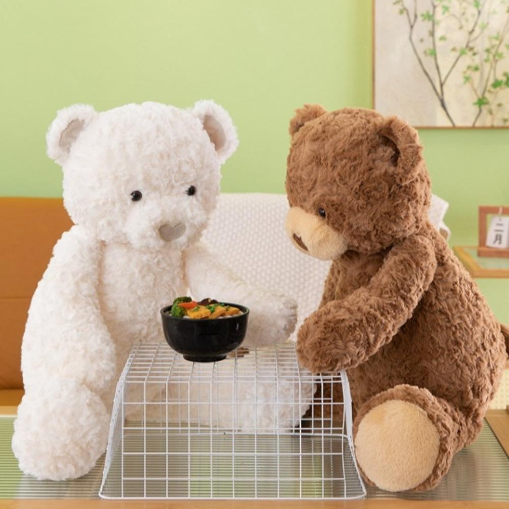 Heart Plush Bear Doll Stuffed Stuffed Animal Pillow Sleep Pillow Bear Plush Toy  Sofa Decoration