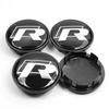Emblems ABS 4pcs 55mm 56mm 65mm 70mm 76mm Car Wheel Center Caps Hubcap Cover For VW Volkswagen Jetta MK5 Golf Passat Styling 3B7 zf6