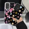 Чехол-бампер с узором «Звезды» для Samsung Galaxy A15 A16 A21s A23 A24 A25 A13 A14 A31 A35 A26 A12 A34 A17 A20s