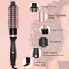 5 in 1 Hair Curling Wand Set Tourmaline Ceramic Curling Iron PTC Fast Heating Auto Shut Off Curling Brush