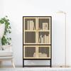 VidaXL Highboard Black 70x35x125 Cm Engineered Wood, Sideboard, Storage Furniture, Cupboard, Cabinet, Living Room Furniture, 352140