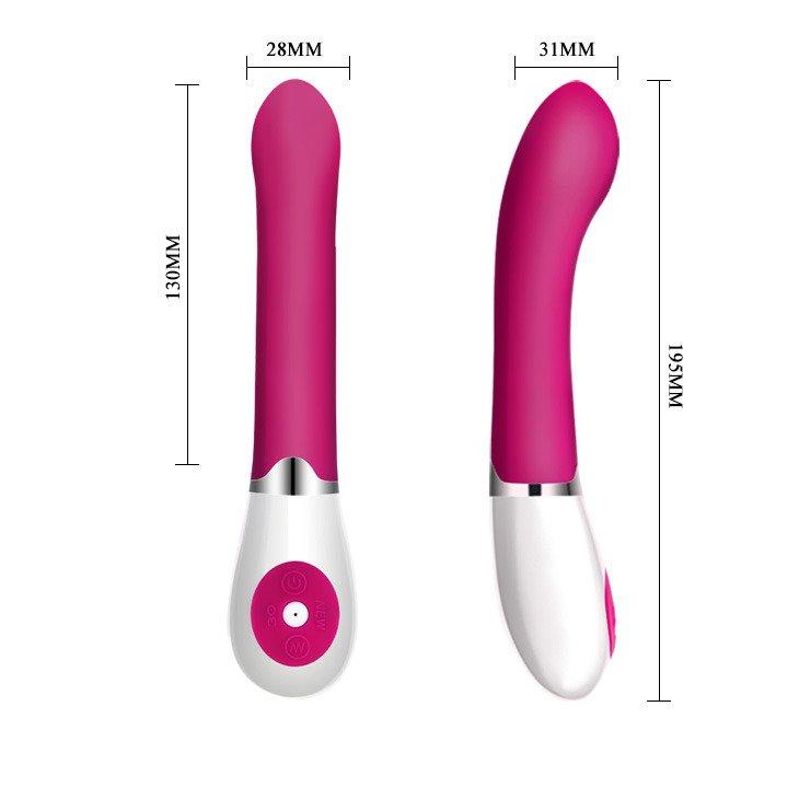 Pink Silicone Classic Vibrator - Pretty Love Daniel