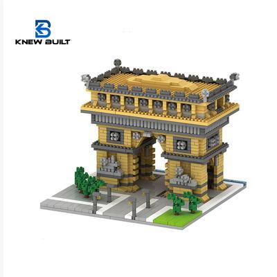 Нетоксичные Knew Built Arc de Triomphe Микро Мини Строительные Блоки Для Взрослых Архитектурные Игрушки Знаменитые Строительные Кирпичики Европы Подарок для Детей