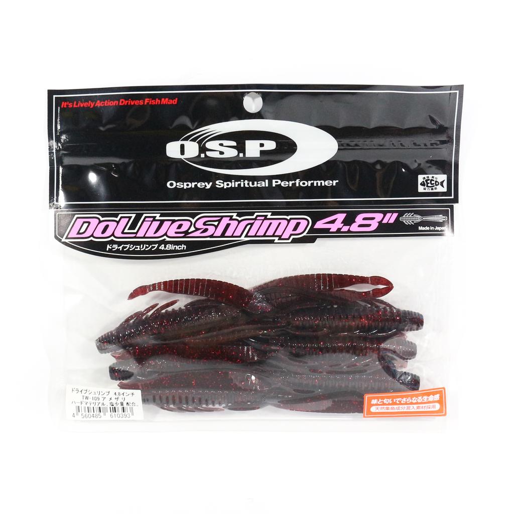 OSP Мягкая приманка Dolive Shrimp 4,8 дюйма TW-109 (0393)