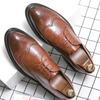 Мужская официальная кожаная обувь в европейском стиле, повседневная обувь, мужские оксфорды