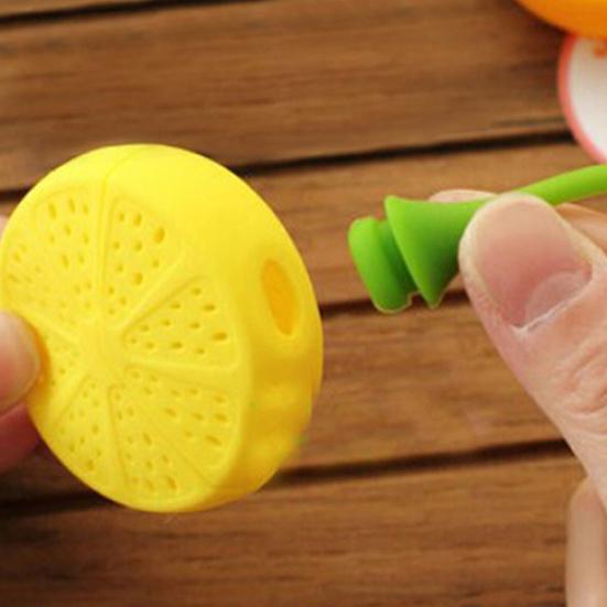 1 шт. силиконовая поилка, чайник, чашка, ситечко для травяного чая, фильтр для заварки, лимонный мешок