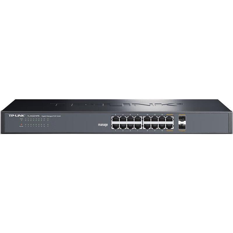TP-LINK TL-SG2218PE 18-Port Gigabit PoE+ Managed Switch