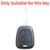 Силиконовый чехол-брелок на 2 кнопки для автомобиля Peugeot 106 107 206 207 307 Citroen C1 C2 C3 C4 Xsara Picasso Toyota Aygo Защитный
