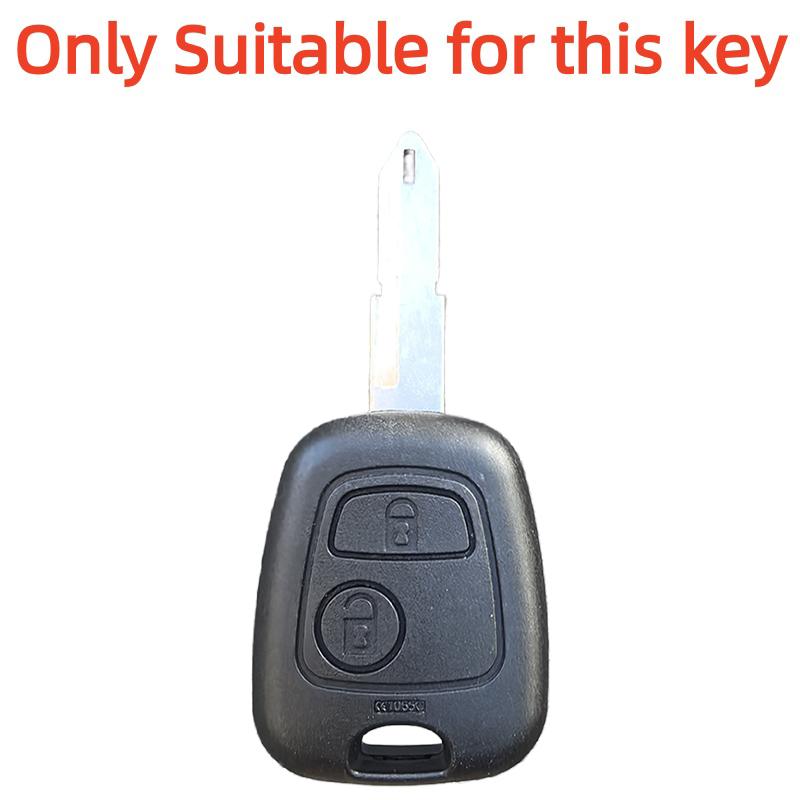 Силиконовый чехол-брелок на 2 кнопки для автомобиля Peugeot 106 107 206 207 307 Citroen C1 C2 C3 C4 Xsara Picasso Toyota Aygo Защитный
