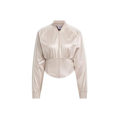 Оригинальный корсет Sst Track Top Color Block трикотажная спортивная куртка женские топы Miracle-Gray Brown IX1905