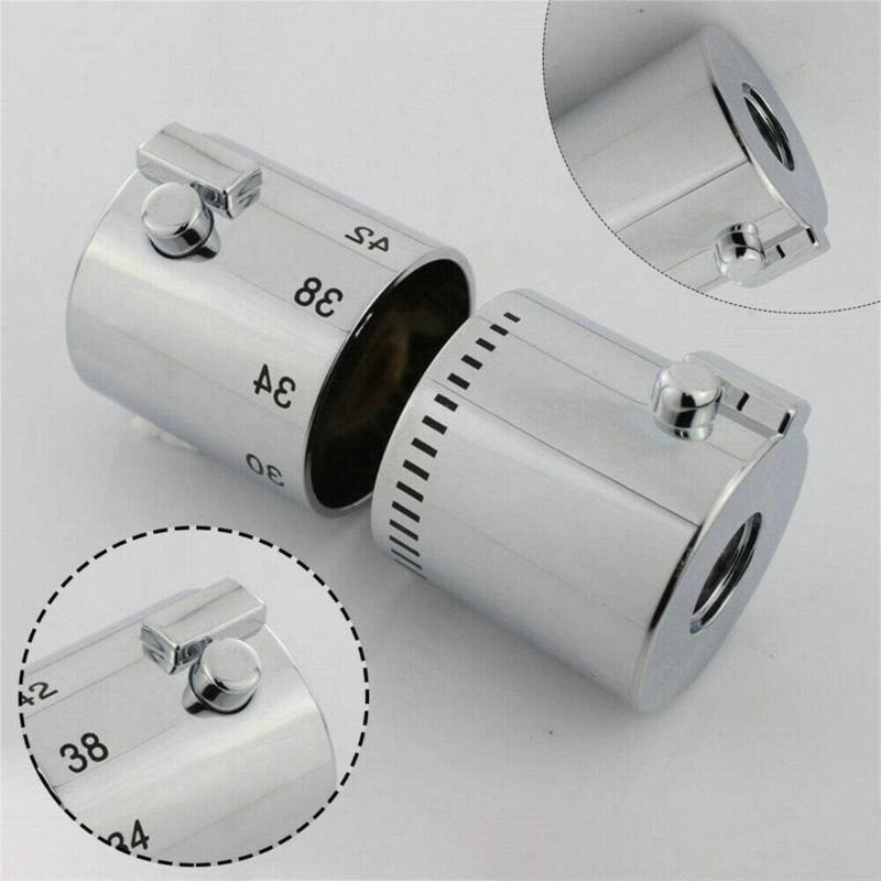 Shower Temperature Control Handle with Safety Switches Bathroom Fixture Water Flows Adjustment Knob for Bathroom Use