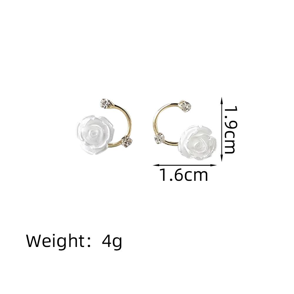 925 Pearl Earrings Women'S Simple Temperament Versatile Stud Earrings High Quality Advanced Sense 925 Niche Earrings