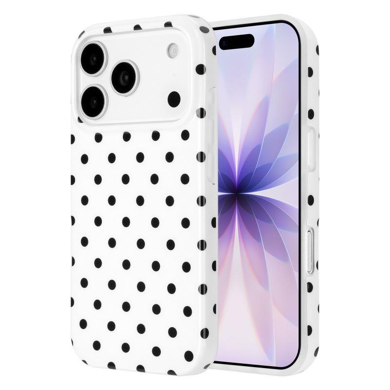 Чехол для мобильного телефона iPhone11, Samsung S11 в горошек IMD с рисунком, противоударный защитный чехол 11Pro с большим вырезом, чехол 11